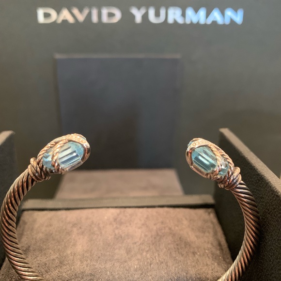 David Yurman Cable Wrap Bracelet with diamonds - Picture 4 of 5